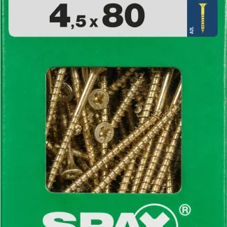 Spax Universalschrauben 4.5 x 80 mm PZ 2 - 125 Stk.