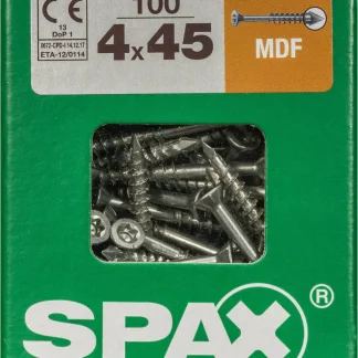 Spax Faserplattenschrauben 4.0 x 45 mm TX 15 - 100 Stk.