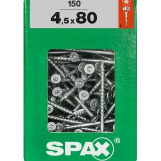 Spax Universalschrauben 4.5 x 80 mm TX 20 - 150 Stk.