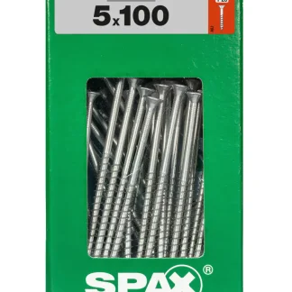 Spax Universalschrauben 5.0 x 100 mm TX 20 Senkkopf - 100 Stk.