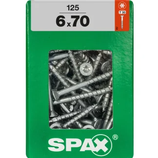 Spax Universalschrauben 6.0 x 70 mm TX 30 - 125 Stk.