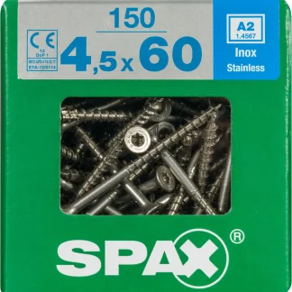 Spax Universalschrauben 4.5 x 60 mm TX 20 - 150 Stk.