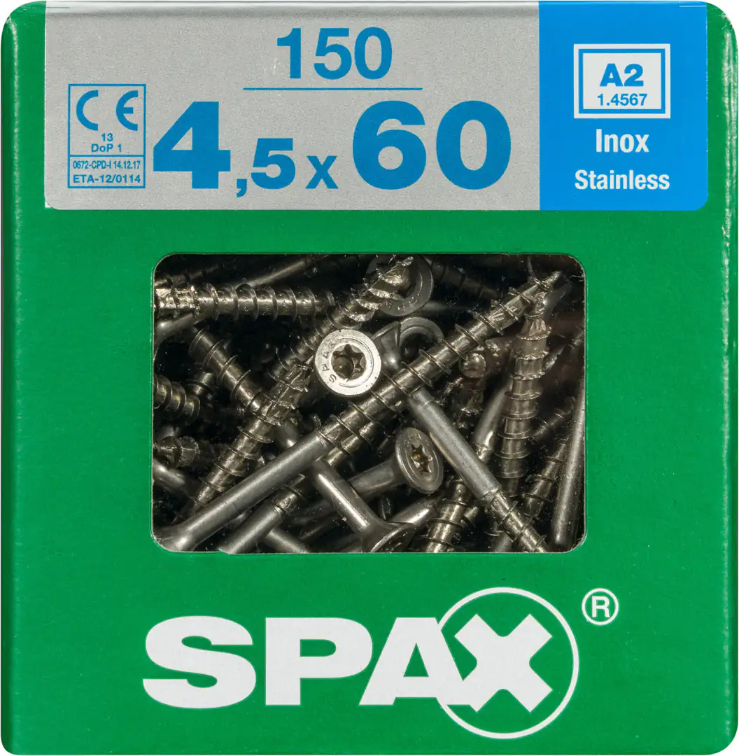 Spax Universalschrauben 4.5 x 60 mm TX 20 - 150 Stk.