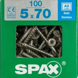 Spax Universalschrauben 5.0 x 70 mm TX 20 - 100 Stk.