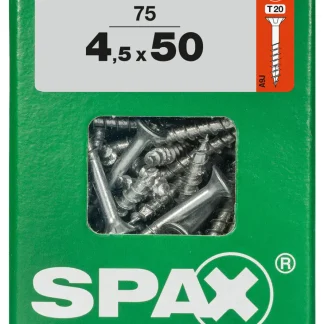 Spax Universalschrauben 4.5 x 50 mm TX 20 - 75 Stk.