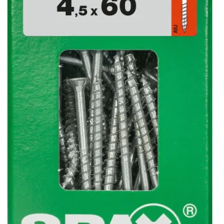 Spax Universalschrauben 4.5 x 60 mm TX 20 Senkkopf - 50 Stk.