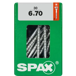 Spax Universalschrauben 6.0 x 70 mm TX 30 - 30 Stk.