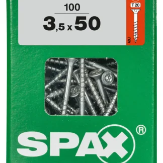 Spax Universalschrauben 3.5 x 50 mm TX 20 - 100 Stk.