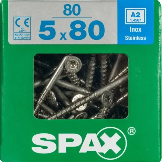 Spax Universalschrauben 5.0 x 80 mm TX 20 - 80 Stk.