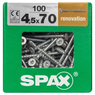 Spax Verlegeschrauben 4.5 x 70 mm TX 20 - 100 Stk.