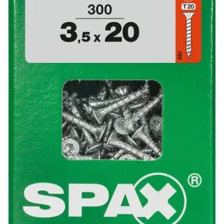 Spax Universalschrauben 3.5 x 20 mm TX 20 - 300 Stk.