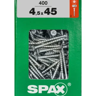Spax Universalschrauben 4.5 x 45 mm TX 20 - 400 Stk.