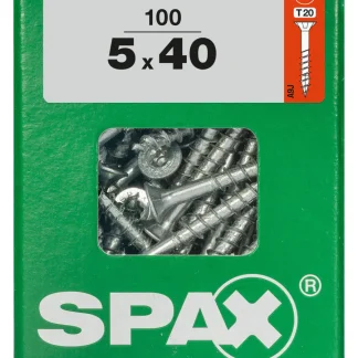 Spax Universalschrauben 5.0 x 40 mm TX 20 - 100 Stk.