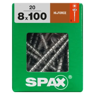Spax Holzbauschrauben 8.0 x 100 mm TX 40 - 20 Stk.