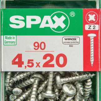 Spax Universalschrauben 4.5 x 20 mm TX 20 - 90 Stk.