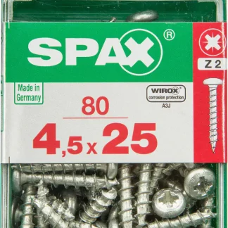 Spax Universalschrauben 4.5 x 25 mm TX 20 - 80 Stk.