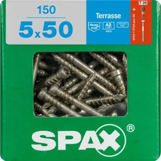 Spax Terrassenschrauben 5.0 x 50 mm TX 25 - 150 Stk.