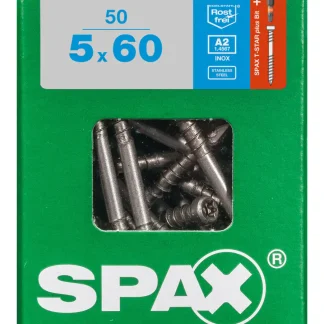 Spax Terrassenschrauben 5.0 x 60 mm TX 25 - 50 Stk.