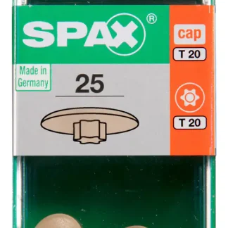 Spax Abdeckkappen beige zum stecken - 25 Stk.
