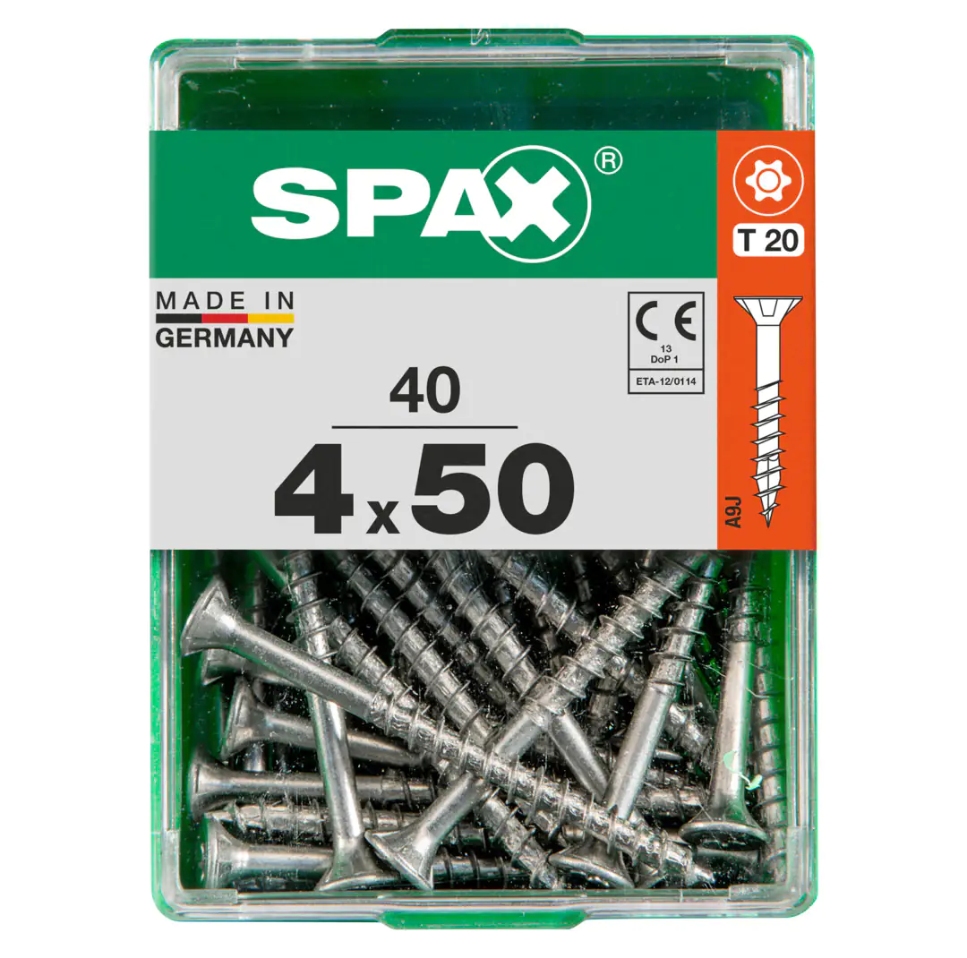 Spax Universalschrauben 4.0 x 50 mm TX 20 - 40 Stk.