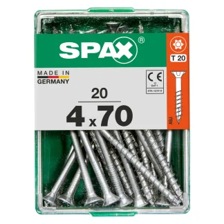Spax Universalschrauben 4.0 x 70 mm TX 20 - 20 Stk.