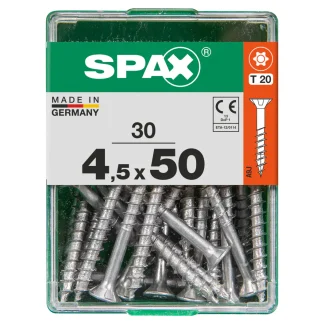 Spax Universalschrauben 4.5 x 50 mm TX 20 - 30 Stk.