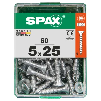 Spax Universalschrauben 5.0 x 25 mm TX 20 - 60 Stk.