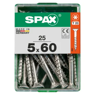 Spax Universalschrauben 5.0 x 60 mm TX 20 - 25 Stk.
