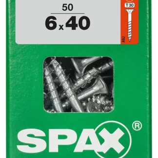 Spax Universalschrauben 6.0 x 40 mm TX 30 - 50 Stk.