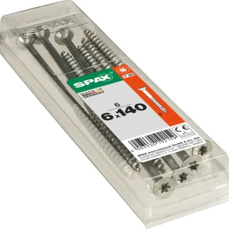 Spax Universalschrauben 6.0 x 140 mm TX 30 Senkkopf - 6 Stk.