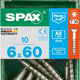 Spax Universalschrauben 6.0 x 60 mm TX 30 - 10 Stk.