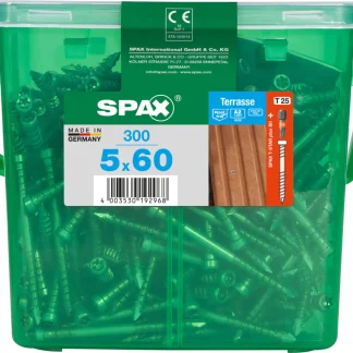 Spax Terrassenschrauben 5.0 x 60 mm TX 25 - 300 Stk.