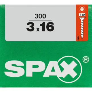 Spax Universalschrauben 3.0 x 16 mm TX 10 - 300 Stk.