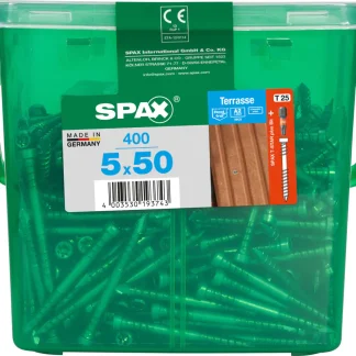 Spax Terrassenschrauben 5.0 x 50 mm TX 25 - 400 Stk.