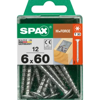 Spax Holzbauschrauben 6.0 x 60 mm TX 30 - 12 Stk.