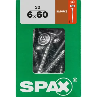 Spax Holzbauschrauben 6.0 x 60 mm TX 30 - 30 Stk.