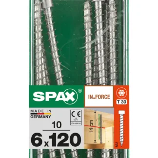 Spax Holzbauschrauben 6.0 x 120 mm TX 30 - 10 Stk.
