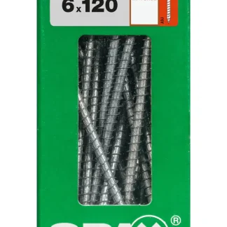 Spax Holzbauschrauben 6.0 x 120 mm TX 30 Zylinderkopf - 24 Stk.