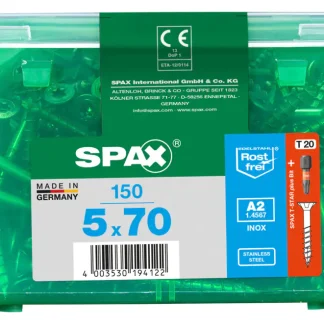 Spax Universalschrauben 5.0 x 70 mm TX 20 - 150 Stk.