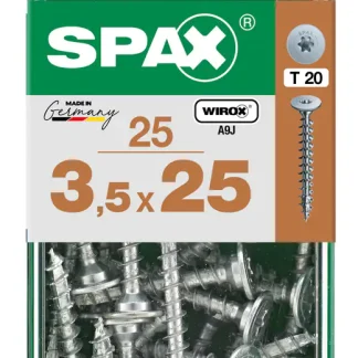 Spax Möbelbauschrauben 3.5 x 25 mm TX 20 - 25 Stk.