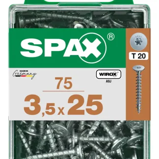 Spax Möbelbauschrauben 3.5 x 25 mm TX 20 - 75 Stk.