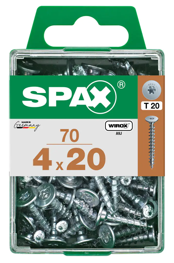 Spax Möbelbauschrauben 4.0 x 20 mm TX 20 - 70 Stk.