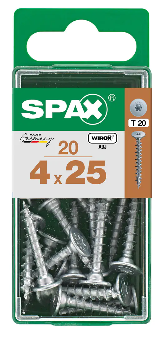 Spax Möbelbauschrauben 4.0 x 25 mm TX 20 - 20 Stk.