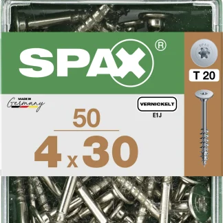 Spax Möbelbauschrauben 4.0 x 30 mm TX 20 - 50 Stk.