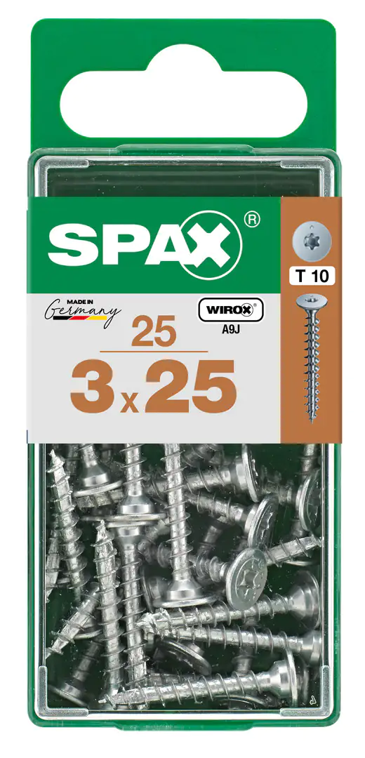 Spax Möbelbauschrauben 3.0 x 25 mm TX 10 - 25 Stk.