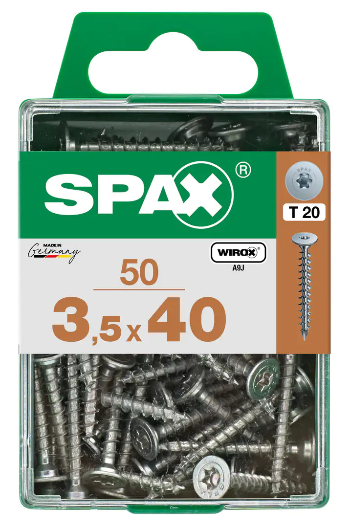 Spax Möbelbauschrauben 3.5 x 40 mm TX 20 - 50 Stk.