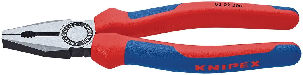 Knipex Kombizange 200 mm schwarz Mehrkomponenten-Hülle