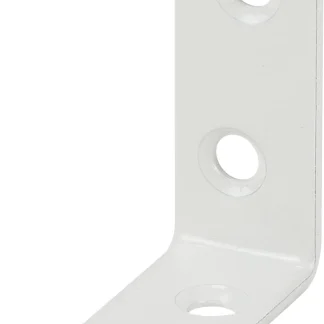Vormann Stuhlwinkel 25x25x15 mm Stahl weiß - 1 Stück