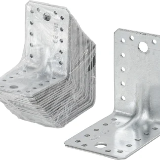 Vormann Schwerlast-Winkelverbinder sendzimir verzinkt 105 x 105 x 90 mm - 10 Stück