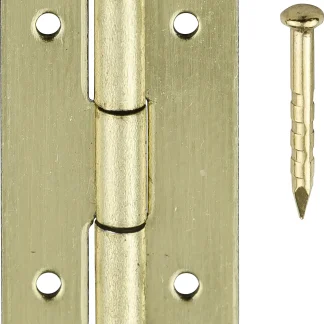 Vormann Schatullenscharniere vermessingt 15 x 10 mm
